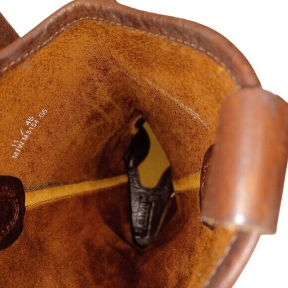 Born Western Tall Riding Boots Pull-On Brown Soft Leather Shoes Womens Size 11 - Picture 14 of 16